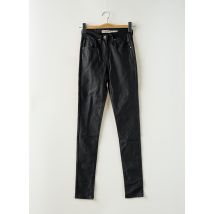 PLEASE - Pantalon cargo noir en polyurethane - Femme - Taille 34 - Modz
