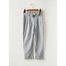 MANGO - Pantalon droit gris en coton - Fille - Taille TU - Modz