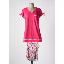 ROSE POMME - Pyjama rose en coton - Femme - Taille 40 - Modz
