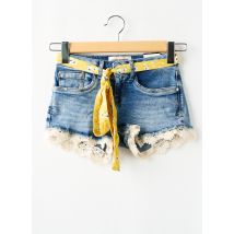 SUPERDRY - Short bleu en coton - Femme - Taille W24 - Modz