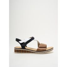 RIEKER - Sandales/Nu pieds marron en autre matiere - Femme - Taille 41 - Modz
