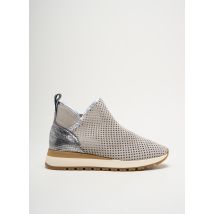 VADDIA - Baskets argent en cuir - Femme - Taille 37 - Modz