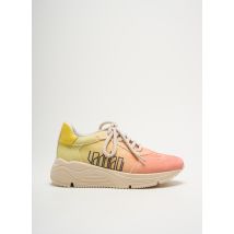 VADDIA - Baskets jaune en cuir - Femme - Taille 39 - Modz