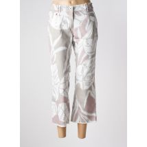 ZERRES - Pantalon 7/8 gris en coton - Femme - Taille 42 - Modz