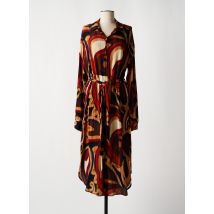 MY LILI - Robe mi-longue orange en viscose - Femme - Taille TU - Modz