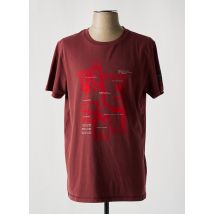 TIMEZONE - T-shirt rouge en coton - Homme - Taille M - Modz