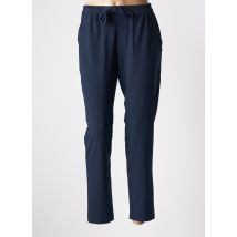 TBS - Pantalon 7/8 bleu en polyester - Femme - Taille 36 - Modz