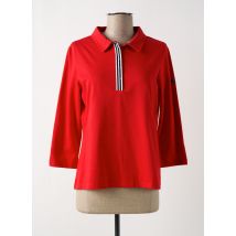 SAINT JAMES - Polo rouge en coton - Femme - Taille 40 - Modz