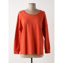 TBS - T-shirt orange en coton - Femme - Taille 44 - Modz