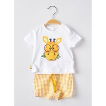 BOBOLI - Ensemble short jaune en coton - Garçon - Taille TU - Modz
