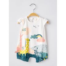 BOBOLI - Barboteuse blanc en coton - Fille - Taille TU - Modz