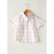 BOBOLI - Chemise manches courtes blanc en lin - Garçon - Taille TU - Modz