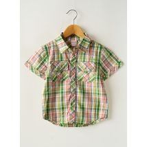 BOBOLI - Chemise manches courtes vert en coton - Garçon - Taille TU - Modz