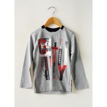 BOBOLI - T-shirt gris en coton - Garçon - Taille TU - Modz
