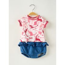 BOBOLI - Ensemble pantalon rose en coton - Fille - Taille TU - Modz