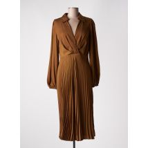 NUUBAA - Robe mi-longue marron en viscose - Femme - Taille 38 - Modz