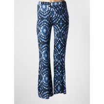 SEE THE MOON - Pantalon flare bleu en viscose - Femme - Taille 38 - Modz