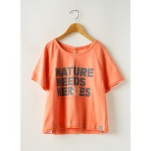 BOBOLI - T-shirt orange en coton - Fille - Taille TU - Modz