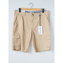 PRIVATE BLUE - Bermuda beige clair en coton - Homme - Taille 46 - Modz