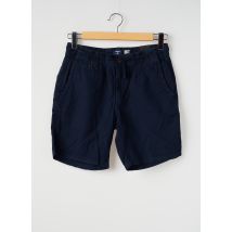 SUPERDRY - Bermuda bleu en coton - Homme - Taille 38 - Modz