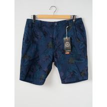 HAZE&FINN - Bermuda bleu en coton - Homme - Taille W34 - Modz