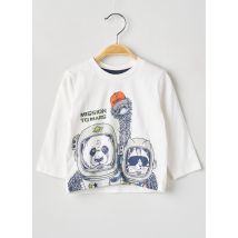 BOBOLI - T-shirt blanc en coton - Garçon - Taille TU - Modz
