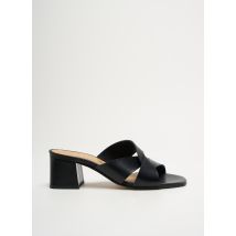 QOO TUM - Sandales/Nu pieds noir en cuir - Femme - Taille 36 - Modz