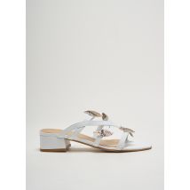 QOO TUM - Mules/Sabots blanc en cuir - Femme - Taille 37 - Modz