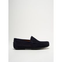 BRETT & SONS - Mocassins bleu en cuir - Homme - Taille 45 - Modz