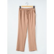 BELLITA - Pantalon droit beige en polyester - Femme - Taille 40 - Modz