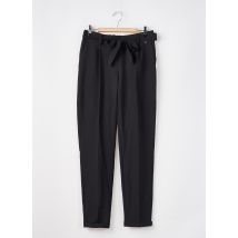 AMELIE & AMELIE - Pantalon chino noir en polyester - Femme - Taille 38 - Modz