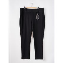 MANGO - Pantalon 7/8 noir en polyester - Femme - Taille 36 - Modz