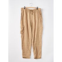 OPUS - Pantalon cargo marron en tencel - Femme - Taille 46 - Modz