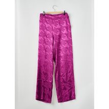 AMELIE & AMELIE - Pantalon large violet en viscose - Femme - Taille 38 - Modz
