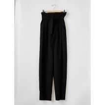 ASTRID BLACK LABEL - Pantalon droit noir en polyester - Femme - Taille 36 - Modz