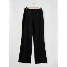 NAF NAF - Pantalon large noir en polyester - Femme - Taille 36 - Modz