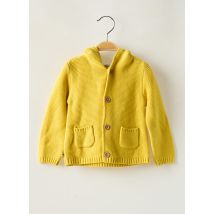 BOBOLI - Gilet manches longues jaune en coton - Garçon - Taille TU - Modz