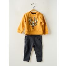 BOBOLI - Ensemble pantalon jaune en coton - Fille - Taille TU - Modz