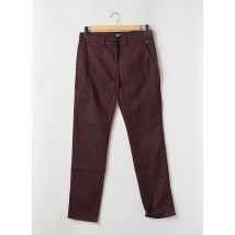 DELAHAYE - Pantalon chino rouge en coton - Homme - Taille 46 - Modz
