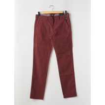 DELAHAYE - Pantalon chino rouge en coton - Homme - Taille 42 - Modz