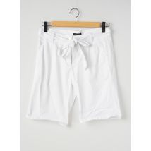 MORE & MORE - Bermuda blanc en coton - Femme - Taille 36 - Modz