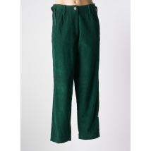 CHARLIE JOE - Pantalon droit vert en coton - Femme - Taille 40 - Modz
