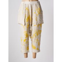 LUUKAA - Sarouel beige en lin - Femme - Taille 38 - Modz