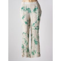 LUUKAA - Pantalon droit beige en lin - Femme - Taille 40 - Modz