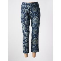 CHARLIE JOE - Pantacourt bleu en coton - Femme - Taille 36 - Modz