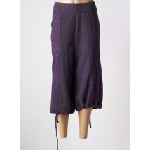 MAIS IL EST OU LE SOLEIL - Pantacourt violet en coton - Femme - Taille 46 - Modz