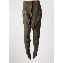 BLACK LABEL - Sarouel vert en coton - Femme - Taille 38 - Modz