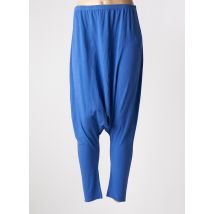 BLACK LABEL - Sarouel bleu en coton - Femme - Taille 42 - Modz