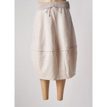 CREA CONCEPT - Jupe mi-longue gris en laine - Femme - Taille 36 - Modz