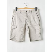 BRUCE & BUTLER - Bermuda gris en coton - Homme - Taille 40 - Modz